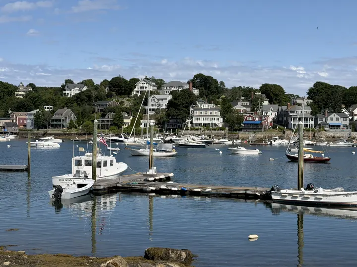 Boats in Gloucester harbor
